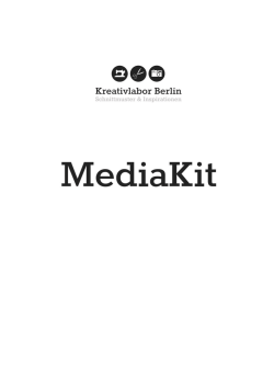 MediaKit - Kreativlabor Berlin