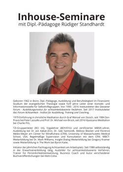 Inhouse-Seminare - Forum Achtsamkeit