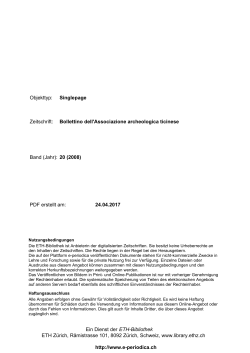 (Jahr): 20 (2008) PDF erstellt am - E