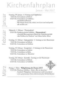 Mai 2017 - Kirchgemeinde Schöngleina