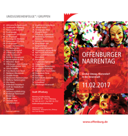 offenburger narrentag 11.02.2017