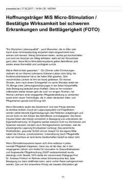 Hoffnungstr&auml;ger MiS Micro-Stimulation / Best&auml;tigte Wirksamkeit bei