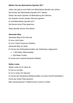 Flyer (leicht lesbar) - Kreisbehindertenrat im Landkreis Oldenburg