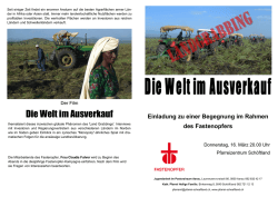 Die Welt im Ausverkauf