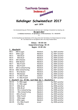 Kehdinger Schwimmfest 2017