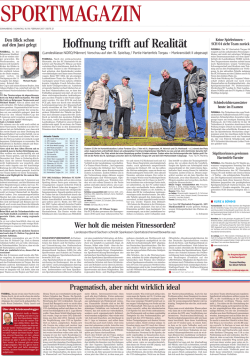 Hoffnung trifft auf Realit&auml;t