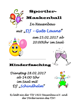 DJ &ndash; Gute Laune
