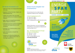 energie spar party