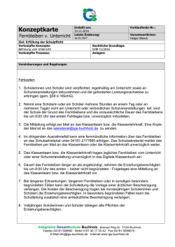 Fernbleiben vom Unterricht