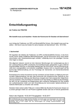 Drucksache 16/14256 - Landtag NRW