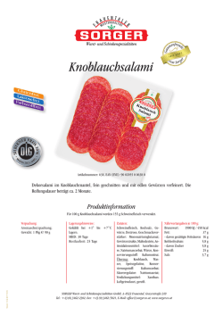 Knoblauchsalami