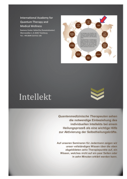 Intellekt - International Academy for Quantum Therapy and Medical