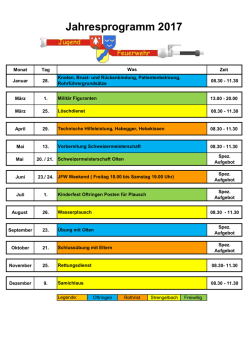 JFW Programm 2017