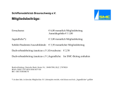Mitgliedsbeiträge - SMC Braunschweig