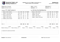 Spielbericht