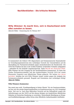 NachDenkSeiten – Die kritische Website