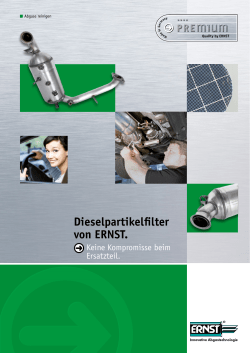 Dieselpartikelfilter von ERNST.