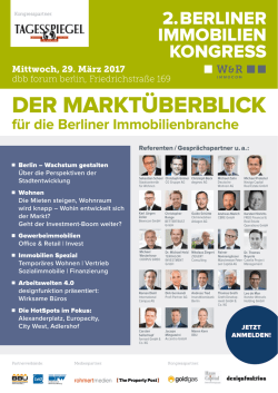 Programm - Berliner Immobilienkongress