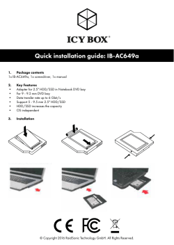 Quick installation guide: IB-AC649a