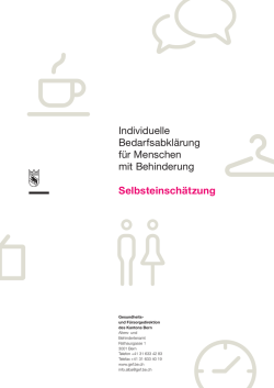 Individuelle Bedarf sabkl&auml;rung f&uuml;r Menschen mit Behinderung