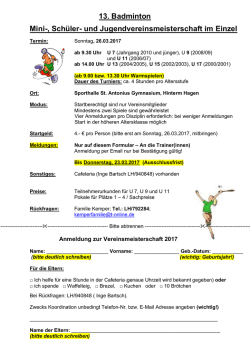 Zum Flyer - SC Union Lüdinghausen