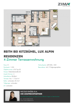 REITH BEI KITZBÜHEL, LUX ALPIN RESIDENZEN 4-Zimmer