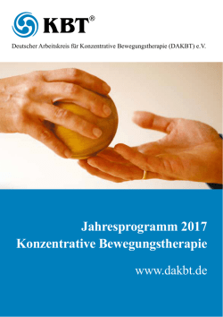 Jahresprogramm