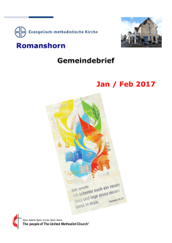 Januar-Februar 2017 - bei der EMK Romanshorn