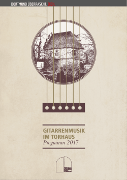 Gitarrenmusik im Torhaus 2017