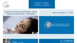 HERE - Symposium Intensivmedizin + Intensivpflege