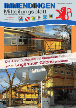 Mitteilungsblatt KW 5