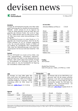 Informative Mittelkurse und Preise um 7.55 Uhr Devisen Aktuell High