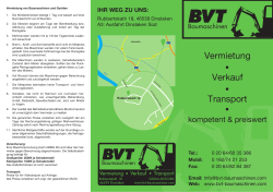Broschüre - BVT Baumaschinen