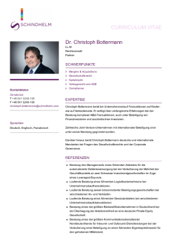 Dr. Christoph Bottermann: Rechtsanwalt Osnabrück