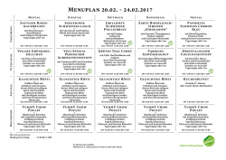 Menu PDF - SV Restaurant
