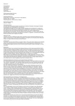 Impressum Kontaktadresse Hotel Wildhorn Dorfstrasse 4 3782