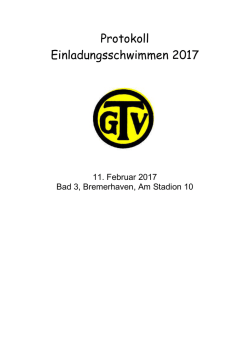 11.02.2017: Protokoll für den VK "GTV - WSSV