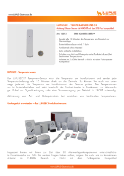 TEMPERATURSENSOR LUPUSEC - Lupus