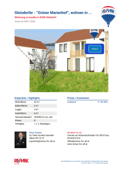 Gr&uuml;ner Marienhof, wohnen in Erholungslage, Wohnung in