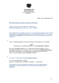 Page 1 ./. 2 Josef Göppel MdB Diplomforstingenieur (FH