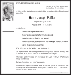 Herrn Joseph Peiffer - Grenz-Echo