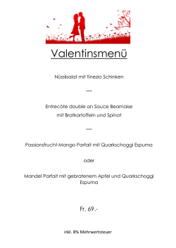 Valentinsmenü