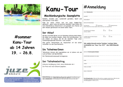 Kanu-Tour - JUZE Rösrath