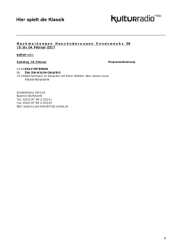 Hier spielt die Klassik