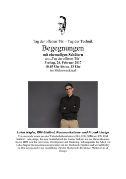 Info-Blatt Tag der Technik 2017