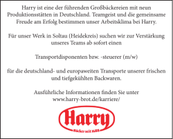 Harry ist eine der f&uuml;hrenden Gro&szlig;b&auml;ckereien mit neun