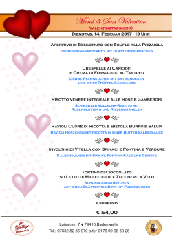 Valentinstags - La Bottega Toscana