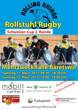 Rollstuhl Rugby - Rolling Rhinos