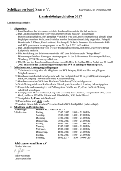 Einladung ansehen - Schützenkreis Nordsaar