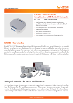 LUPUSEC - Unterputzrelais - Lupus